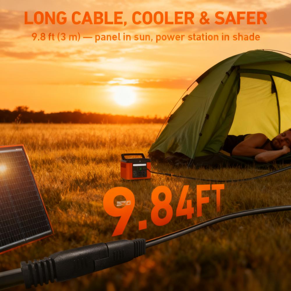 160W Foldable Portable Solar Panel Kit for Outdoor Power