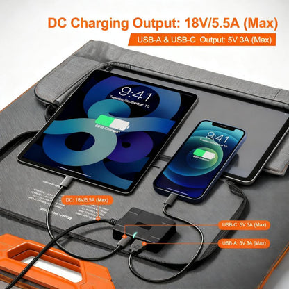 High-Efficiency Foldable Portable Solar Panel for RV & Camping