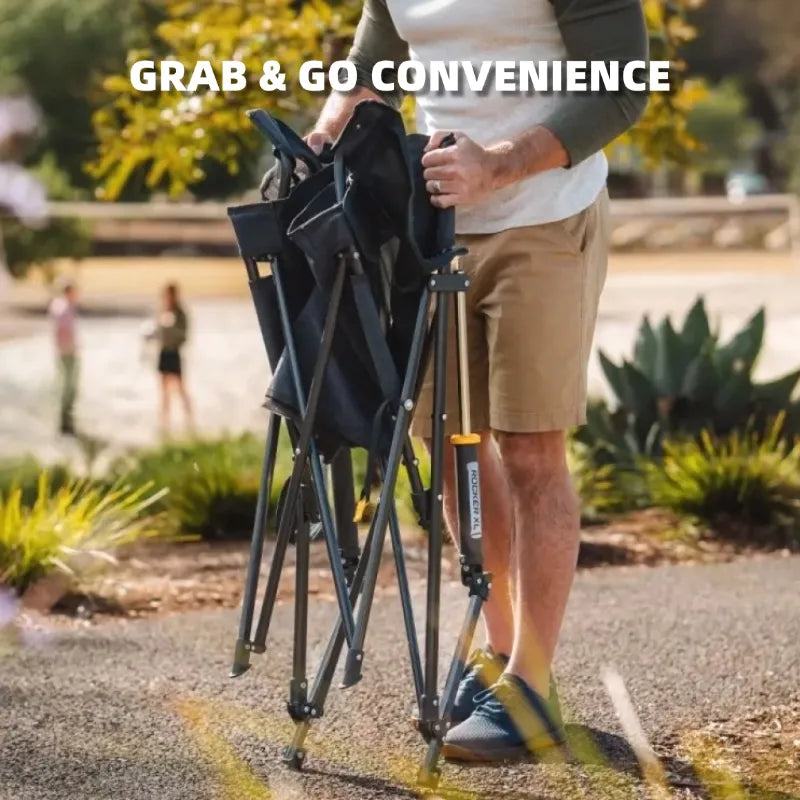 Comfortable Rocking Chair, 350lbs Capacity, Wide Backrest (Free Table Included)