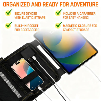 24% Efficiency Foldable Portable Solar Panel for Outdoor Adventures