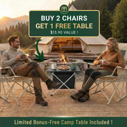 Comfortable Rocking Chair, 350lbs Capacity, Wide Backrest (Free Table Included)