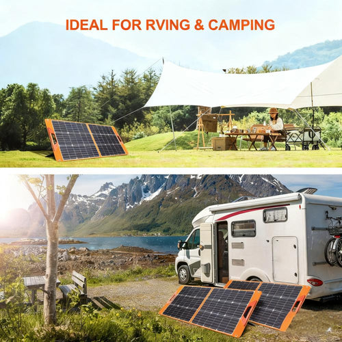 High-Efficiency Foldable Portable Solar Panel for RV & Camping
