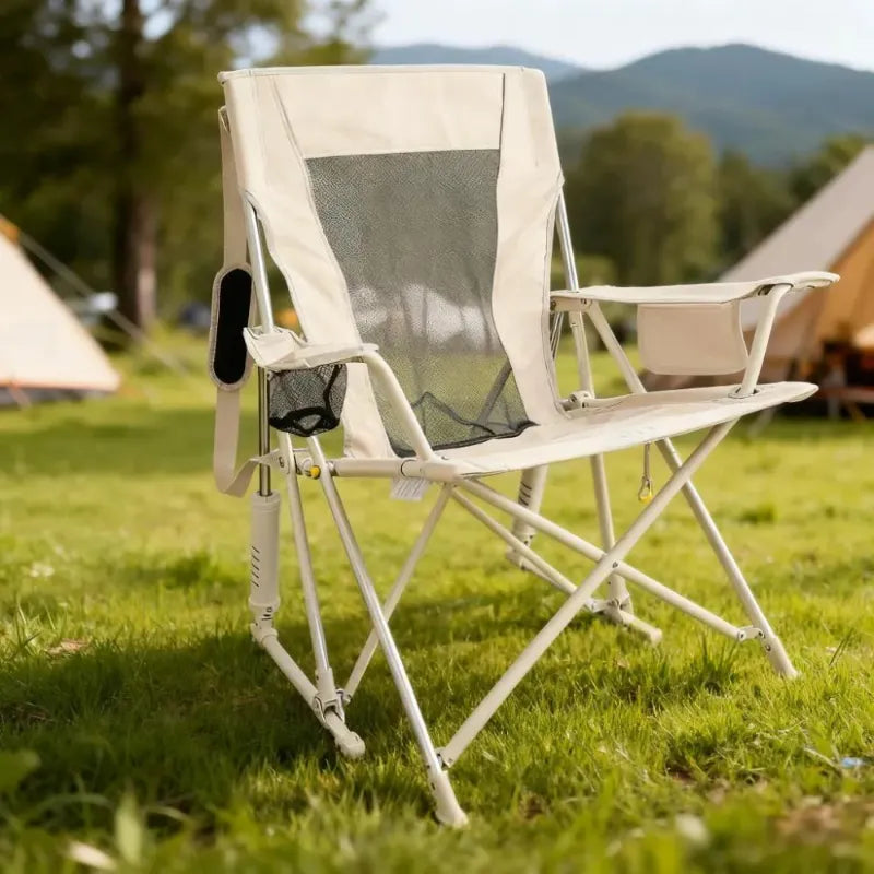 Comfortable Rocking Chair, 350lbs Capacity, Wide Backrest (Free Table Included)